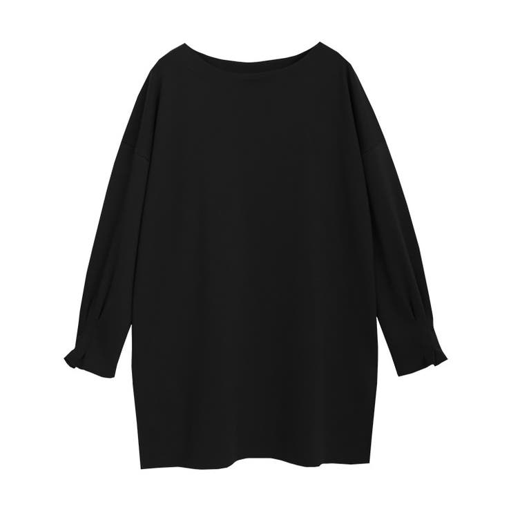 ブラック | タックスリーブポンチチュニック チュニック タックスリーブ | Pierrot