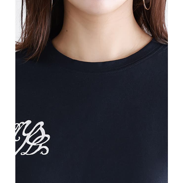 シルケット刺繍Tシャツ Tシャツ シルケット | Pierrot | 詳細画像7 