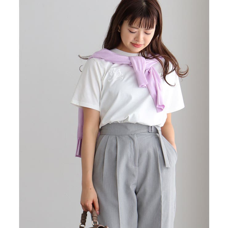 シルケット刺繍Tシャツ Tシャツ シルケット | Pierrot | 詳細画像22 