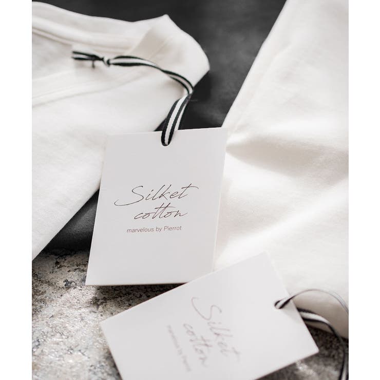 シルケット刺繍Tシャツ Tシャツ シルケット | Pierrot | 詳細画像3 