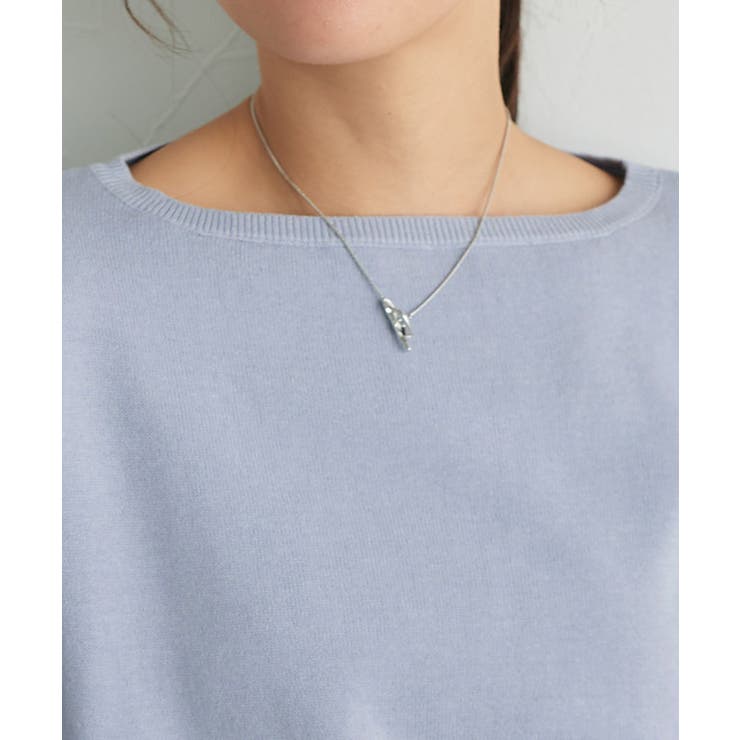 ネックが選べる綿100％ニット ニット 綿100％ | Pierrot | 詳細画像4 