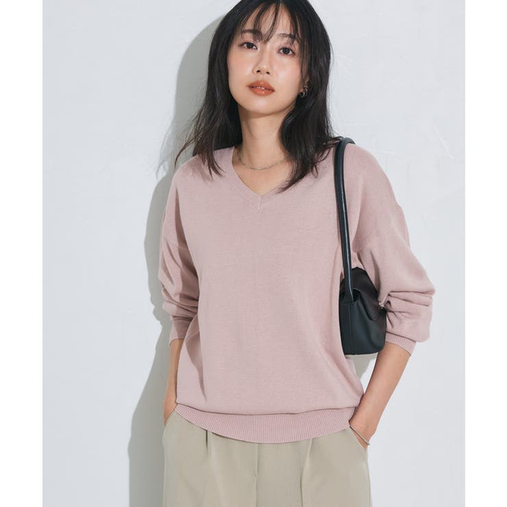 ネックが選べる綿100％ニット ニット 綿100％ | Pierrot | 詳細画像19 