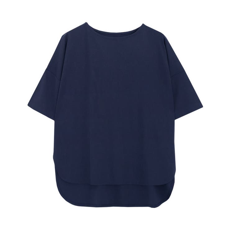 ネイビー | 接触冷感パフスリーブTシャツ Tシャツ カットソー | Pierrot