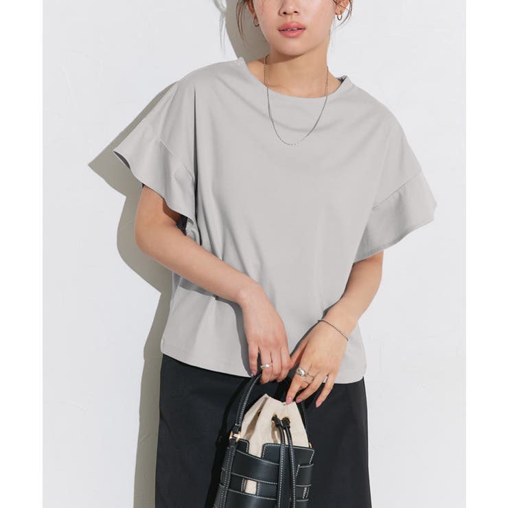接触冷感フレアスリーブTシャツ Tシャツ カットソー | Pierrot | 詳細画像29 