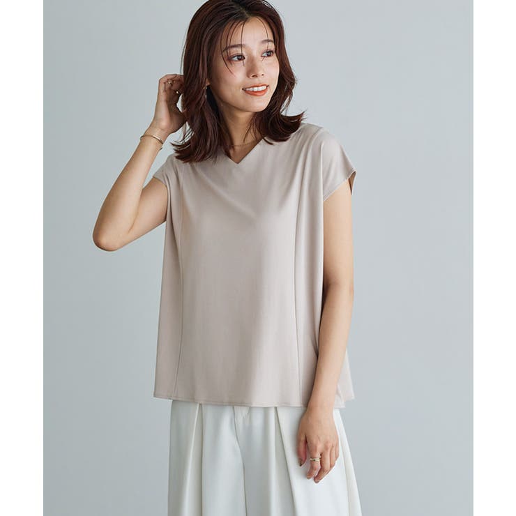 未使用品★リリアンビューティー　豹柄カットソー　L 日本製 千鳥格子柄カットソー【Leilian WHITE LABEL
