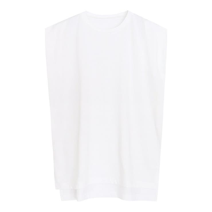 オフホワイト | ショルダータックTシャツ Tシャツ カットソー | Pierrot