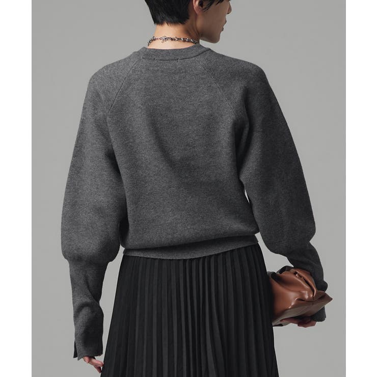 スウェットライクボリュームスリーブニット ニット スウェットライク | Pierrot | 詳細画像9 