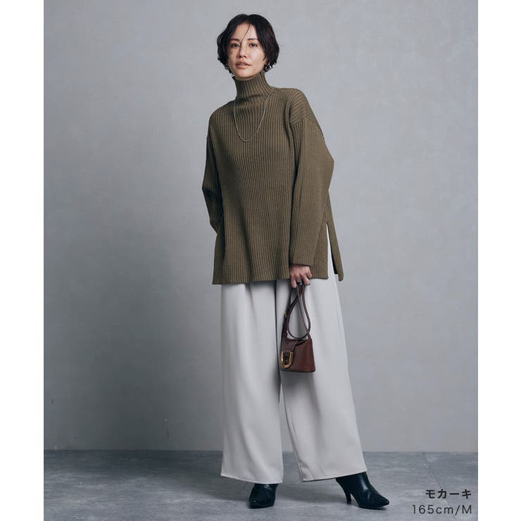 [RASW]ハイネックオーバーリブニット RASW リブニット | Pierrot | 詳細画像27 