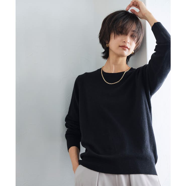 [RASW] カシミヤ100％クルーネックニット RASW | Pierrot | 詳細画像29 