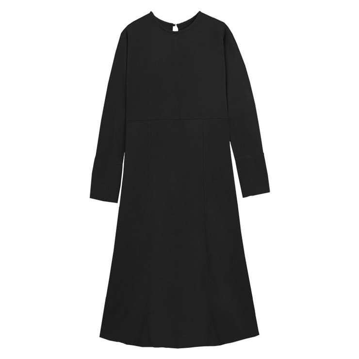 ブラック | ドルマンスリーブフレアワンピース ワンピース ドルマン | Pierrot