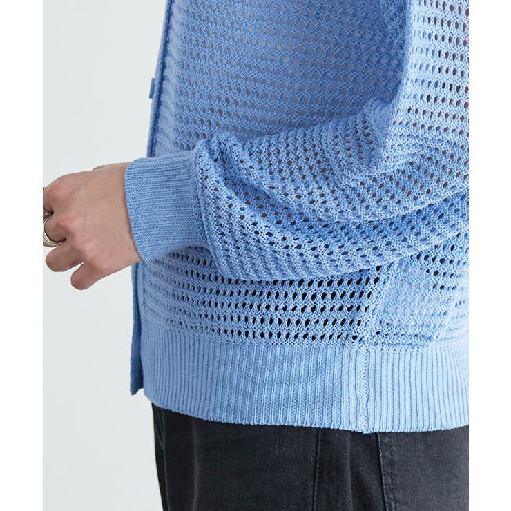 透かし編みカーディガン カーディガン ニット | Pierrot | 詳細画像5 