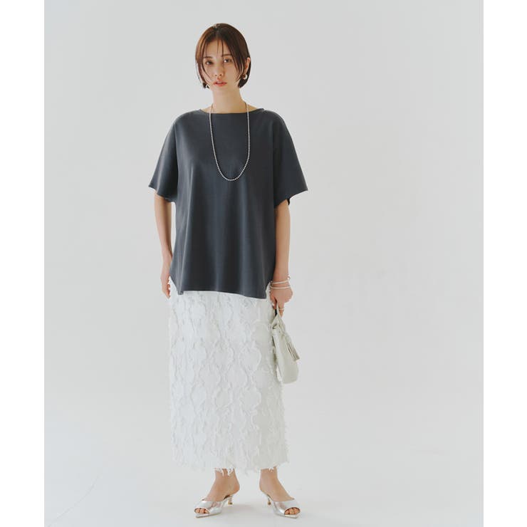 [RASW]コーマコットンオーバーTシャツ Tシャツ コットン | Pierrot | 詳細画像19 