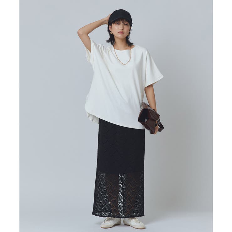 [RASW]コーマコットンオーバーTシャツ Tシャツ コットン | Pierrot | 詳細画像21 