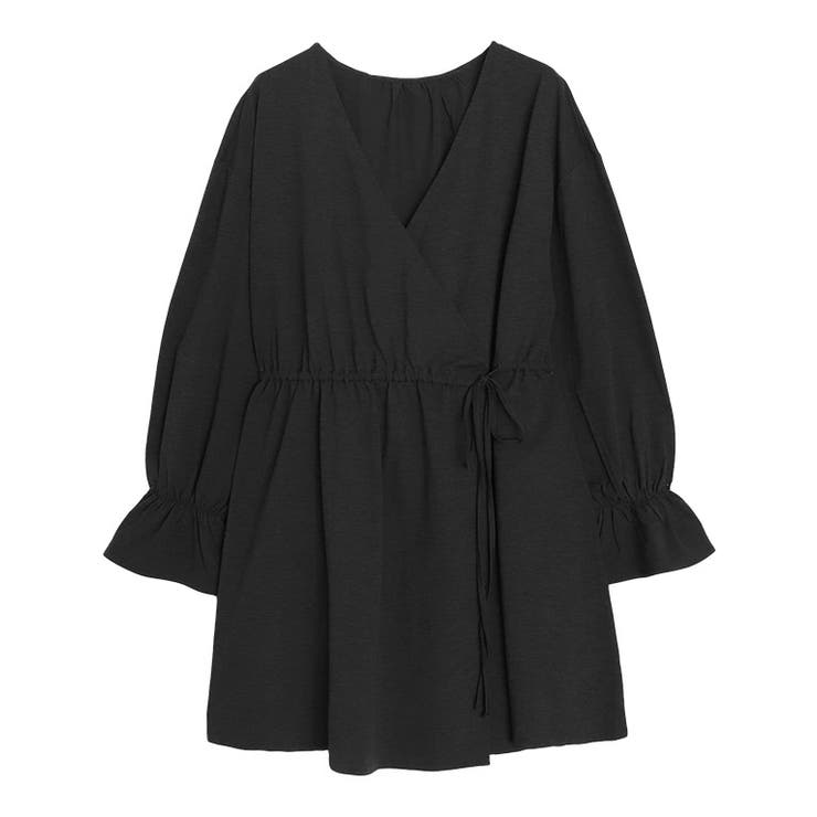 ブラック | 2wayカシュクールトッパーチュニック ラッシュガード 水着 | Pierrot