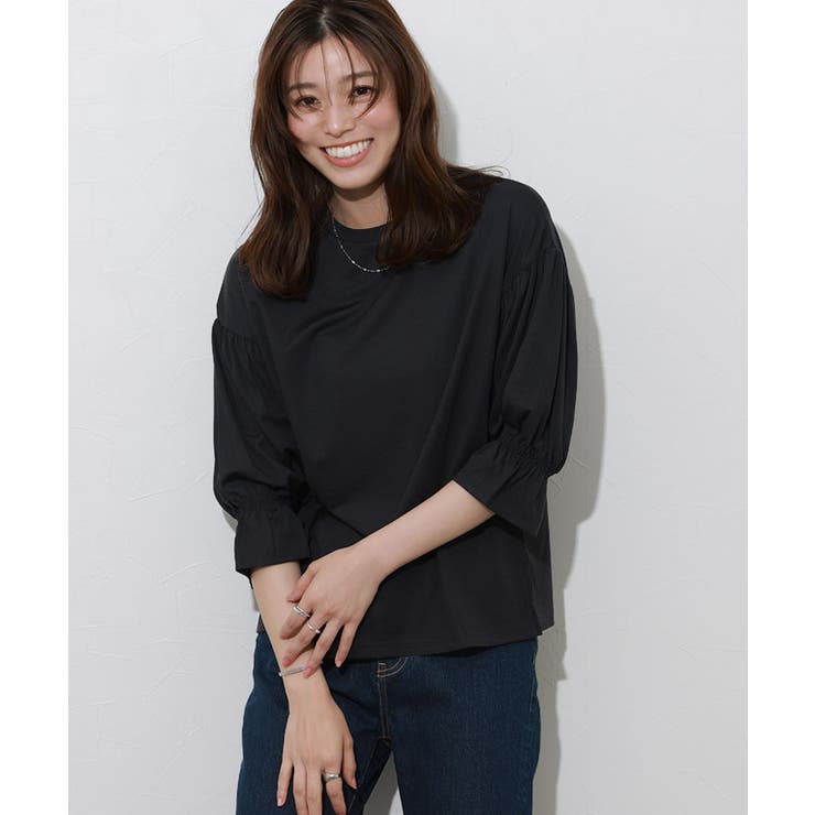 接触冷感キャンディスリーブTシャツ UVカットＴシャツ キャンディ袖 | Pierrot | 詳細画像22 