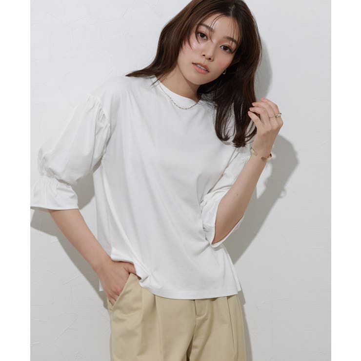 接触冷感キャンディスリーブTシャツ UVカットＴシャツ キャンディ袖 | Pierrot | 詳細画像18 
