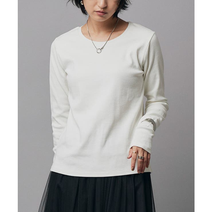 機能付きテレコUネックカットソー カットソー テレコ | Pierrot | 詳細画像8 