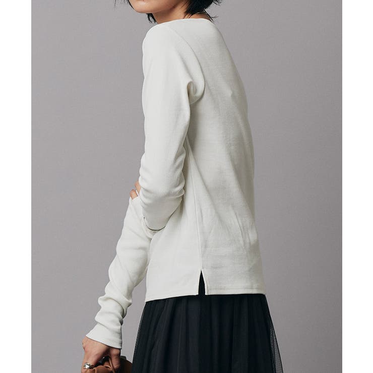 機能付きテレコUネックカットソー カットソー テレコ | Pierrot | 詳細画像9 