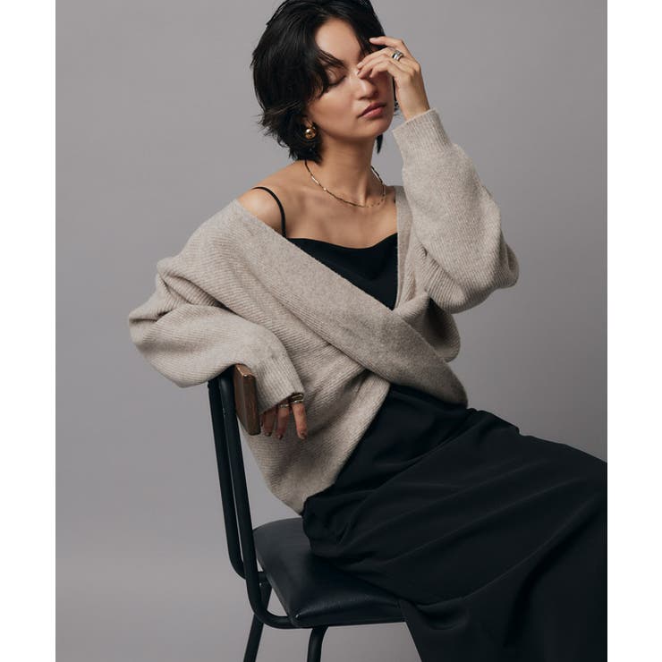 Chacott（チャコット）の「2wayカシュクールニット（ニット