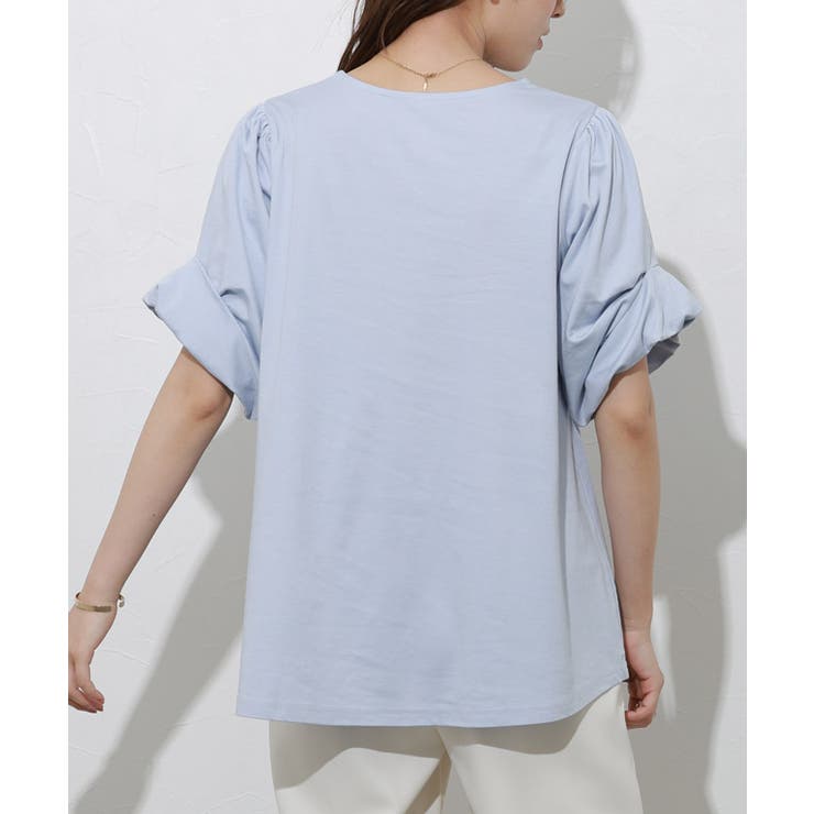 接触冷感バルーンスリーブTシャツ Ｔシャツ 接触冷感 | Pierrot | 詳細画像11 