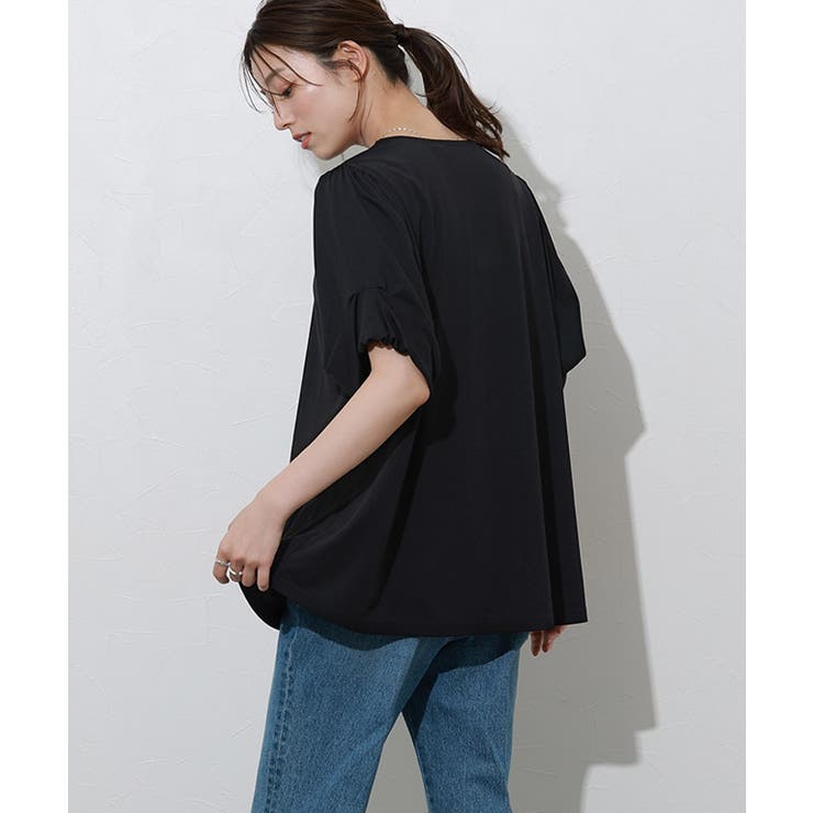 接触冷感バルーンスリーブTシャツ Ｔシャツ 接触冷感 | Pierrot | 詳細画像23 