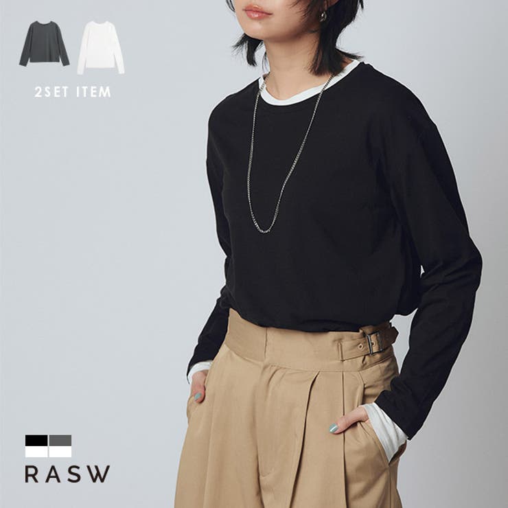 [RASW]シアーコーマコットン2setカットソー カットソー コーマコットン | Pierrot | 詳細画像1 