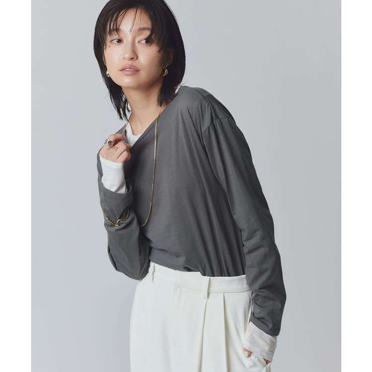 [RASW]シアーコーマコットン2setカットソー カットソー コーマコットン | Pierrot | 詳細画像30 