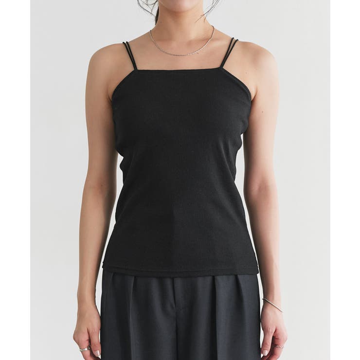 その他ブランド / Col Pierrot/キャミソール・タンクトップ/38/--/BLK/無地 選べるカップ付きインナー キャミソール タンクトップ[品番