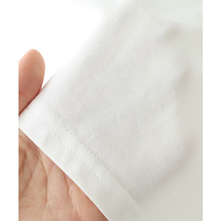 イージーケアバックジップデザインTシャツ Tシャツ ラウンドヘム | Pierrot | 詳細画像9 