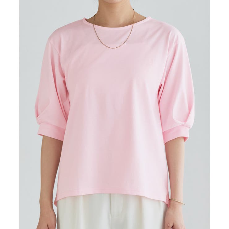 パフスリーブオーバーTシャツ Tシャツ パフスリーブ[品番