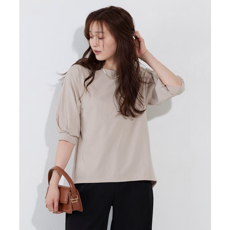 【イージーケア】パフスリーブオーバーTシャツ Tシャツ パフスリーブ | Pierrot | 詳細画像17 