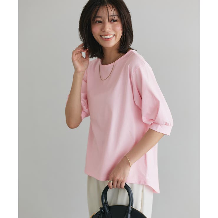 【イージーケア】パフスリーブオーバーTシャツ Tシャツ パフスリーブ | Pierrot | 詳細画像19 