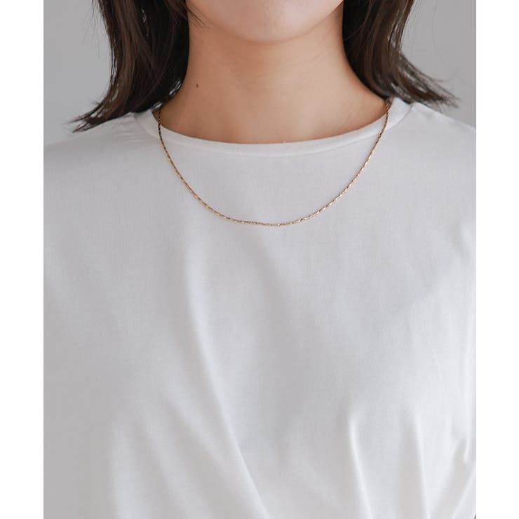 異素材ドッキングドロストカットソー カットソー 異素材ドッキング | Pierrot | 詳細画像4 