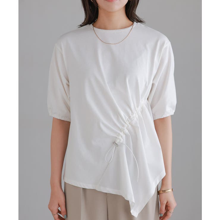 異素材ドッキングドロストカットソー カットソー 異素材ドッキング | Pierrot | 詳細画像6 