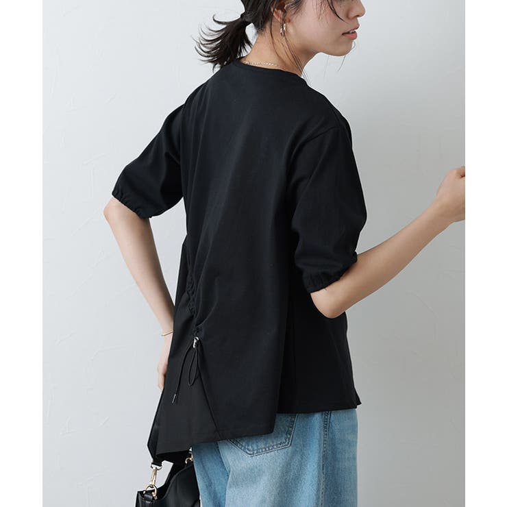 異素材ドッキングドロストカットソー カットソー 異素材ドッキング | Pierrot | 詳細画像24 