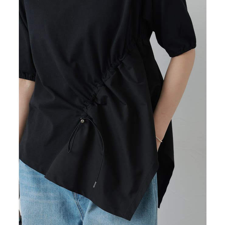 異素材ドッキングドロストカットソー カットソー 異素材ドッキング | Pierrot | 詳細画像25 