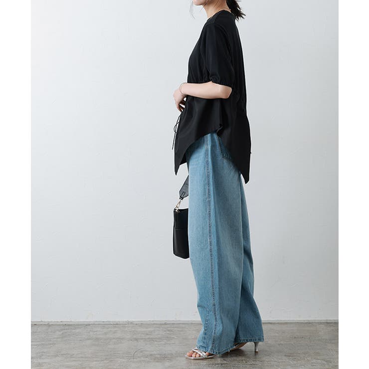 異素材ドッキングドロストカットソー カットソー 異素材ドッキング | Pierrot | 詳細画像26 