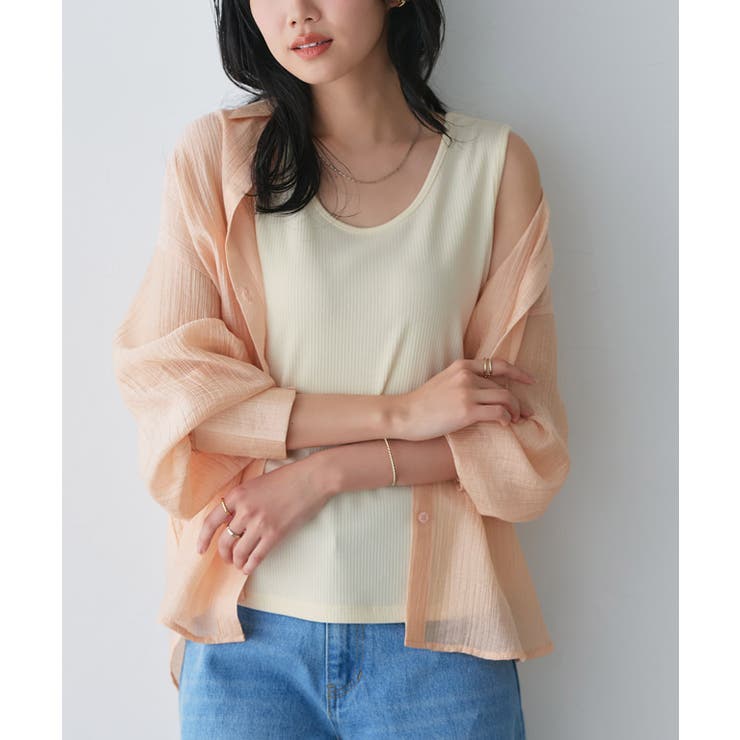 生成/キナリ | 【TVスタイリスト りささんコラボアイテム】選べる多機能リブタンクトップ 吸水速… | Pierrot