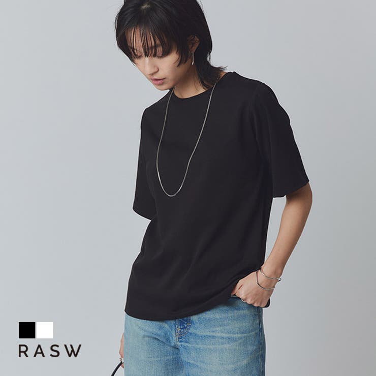 [RASW]コーマコットン五分袖Tシャツ Tシャツ コーマコットン | Pierrot | 詳細画像1 