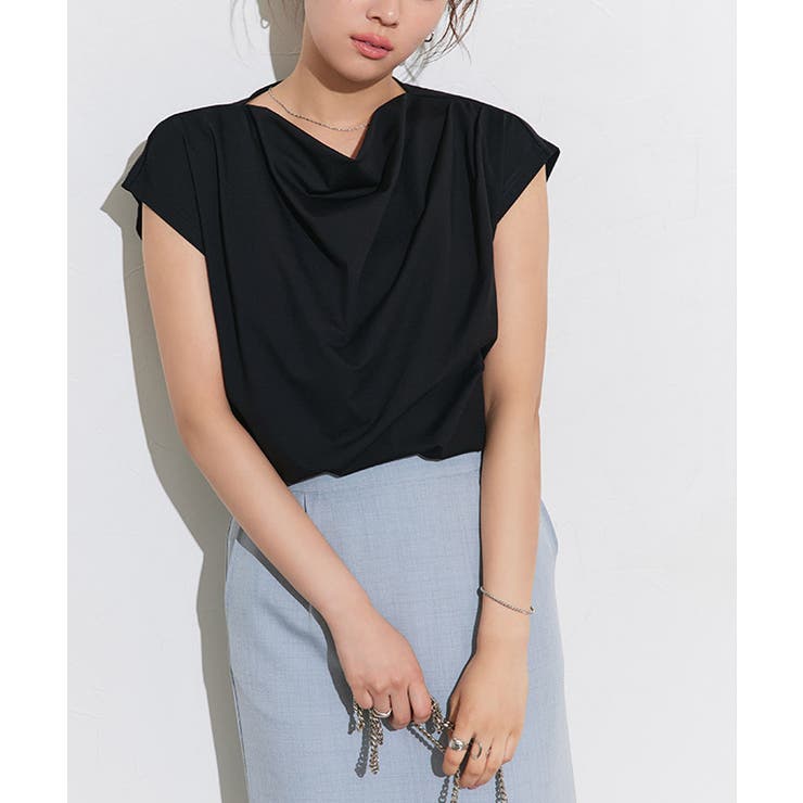 tシャツ 「接触冷感」プレーティングジャージー フレンチスリーブ カットソー レディース tシャツ 「接触冷感」プレーティングジャージー フレンチ