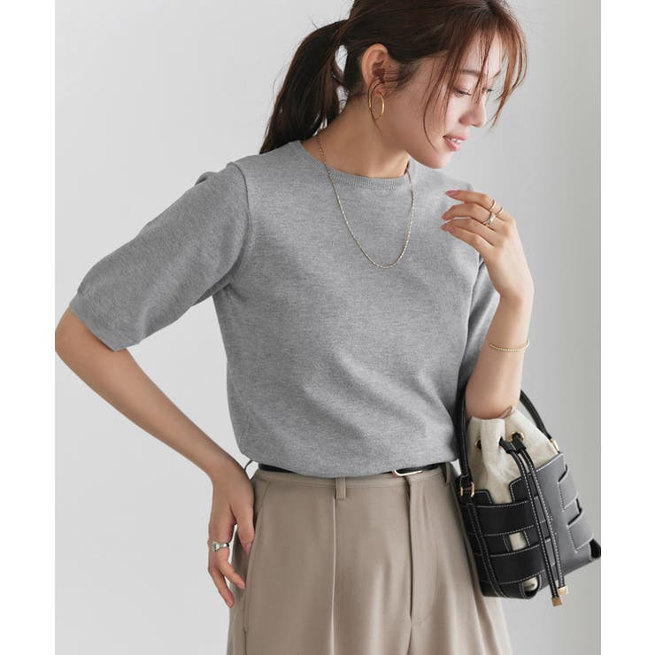 【UV ウォッシャブル】半袖ニット ニット | Pierrot | 詳細画像28 