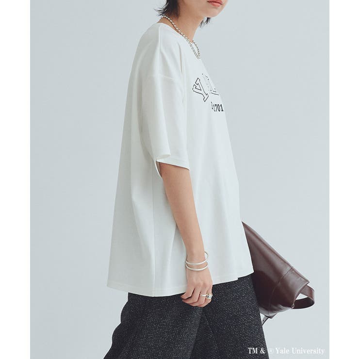 [RASW]別注YALEロゴオーバーTシャツ