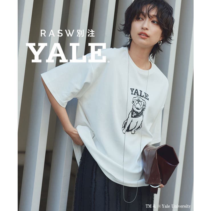 [RASW]別注YALEドッグオーバーTシャツ