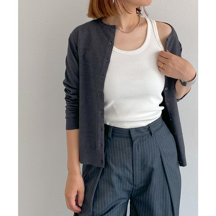 オフホワイト | [RASW]機能付き前後2wayテレコリブタンクトップ タンクトップ 機能性 | Pierrot