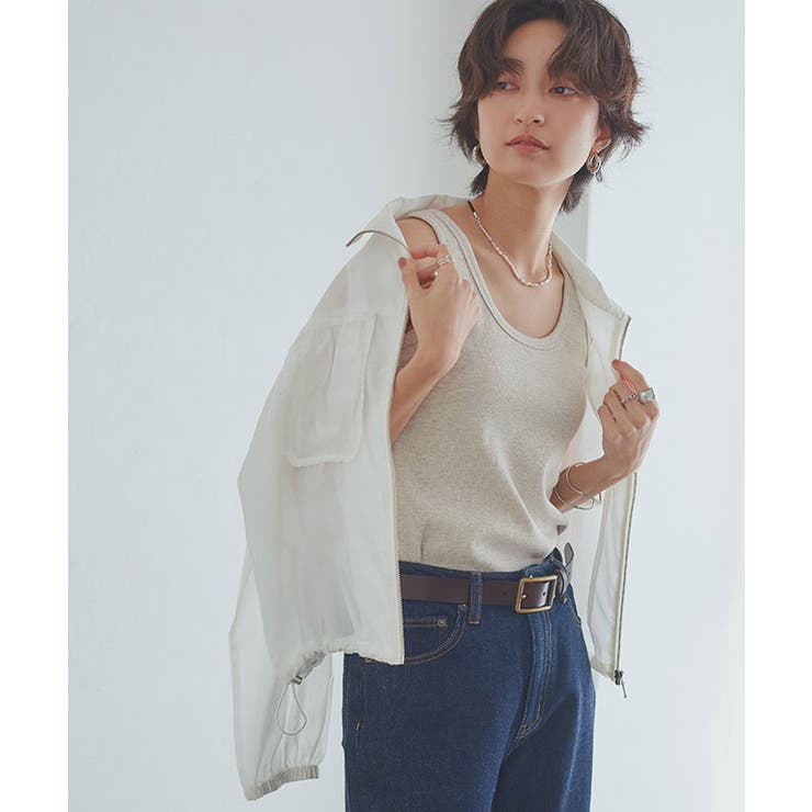 オートミール | [RASW]機能付き前後2wayテレコリブタンクトップ タンクトップ 機能性 | Pierrot