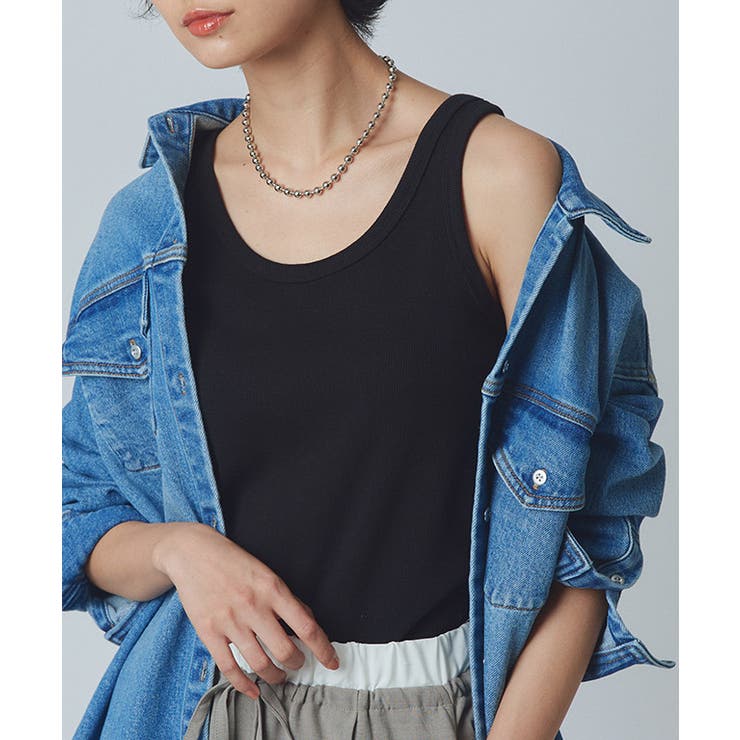 [RASW]機能付き前後2wayテレコリブタンクトップ タンクトップ 機能性 | Pierrot | 詳細画像22 