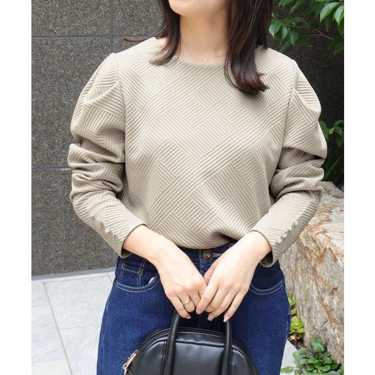 カットジャカードパフスリーブプルオーバー プルオーバー ジャカード | Pierrot | 詳細画像25 