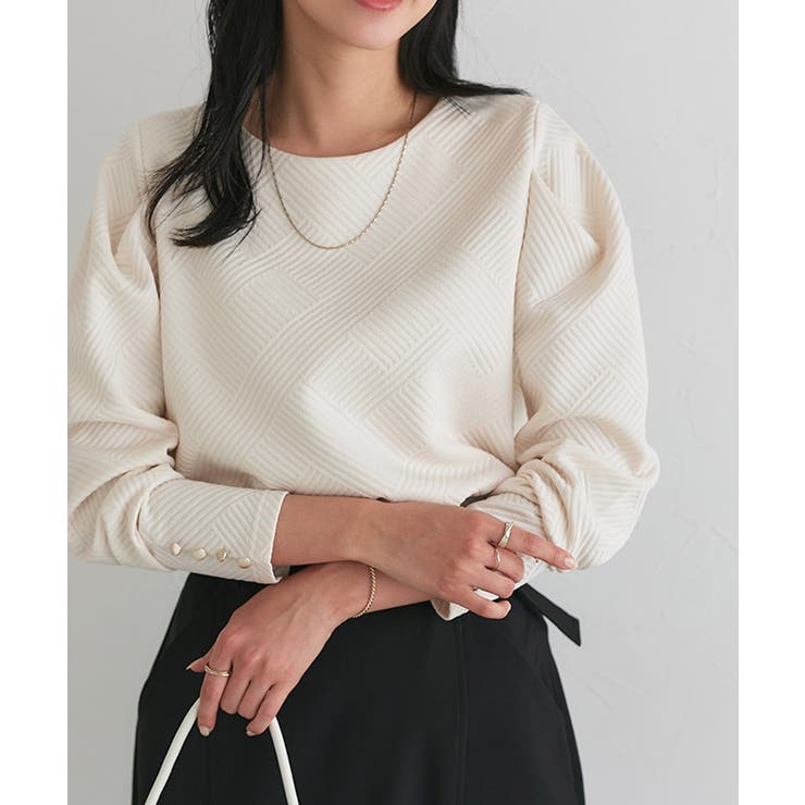 カットジャカードパフスリーブプルオーバー プルオーバー ジャカード | Pierrot | 詳細画像29 