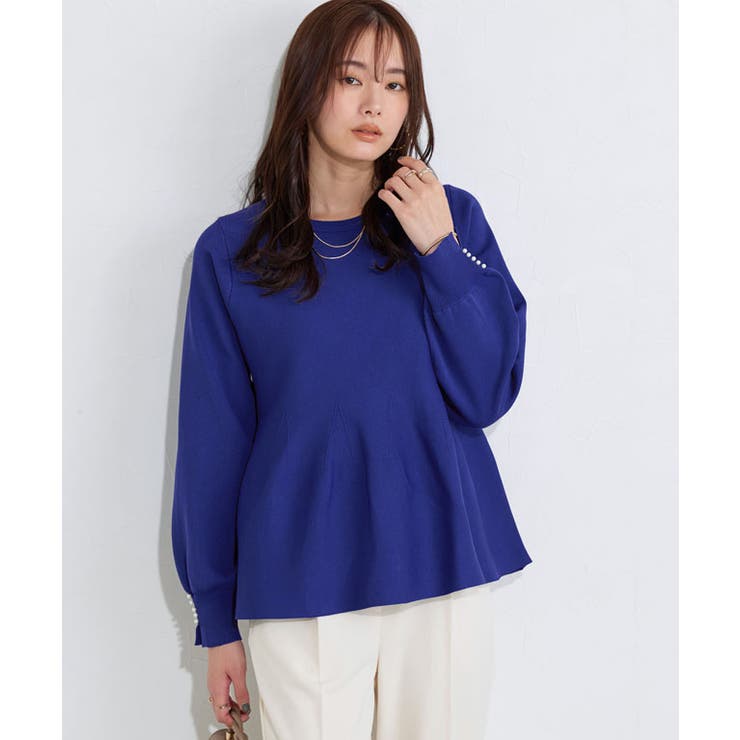 構築デザインペプラムニット ニット ペプラム | Pierrot | 詳細画像23