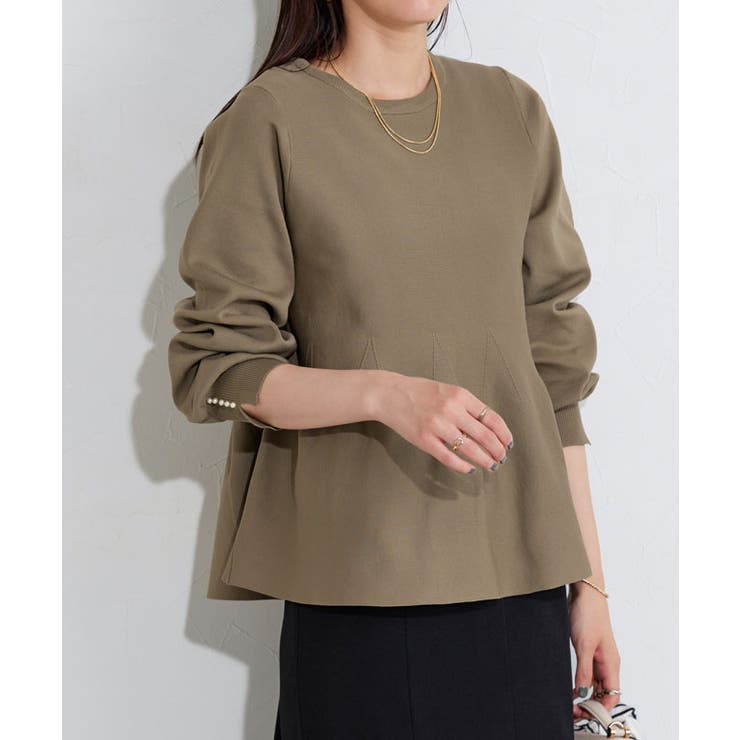 構築デザインペプラムニット ニット ペプラム | Pierrot | 詳細画像26